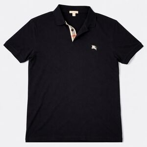 Burberry Black Polo Shirt